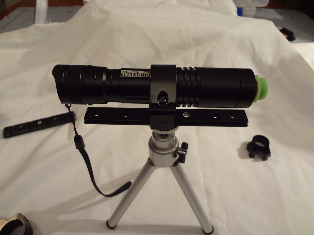 Homemade tripod mount for lasers Laser Pointer Forums Discuss Laser